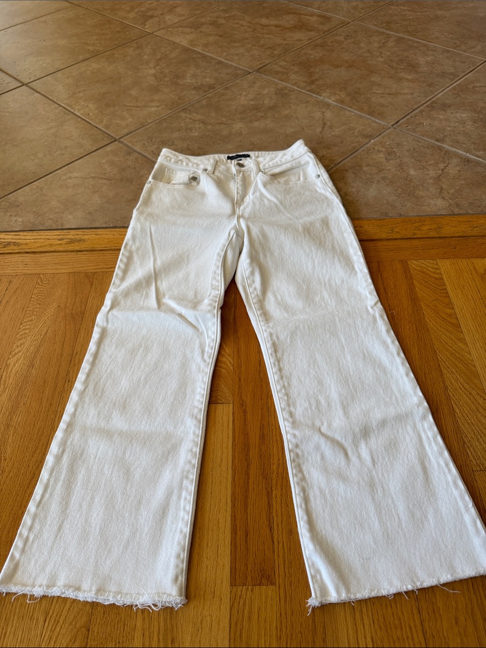 Sincerely Jules White Boot Cut Jeans